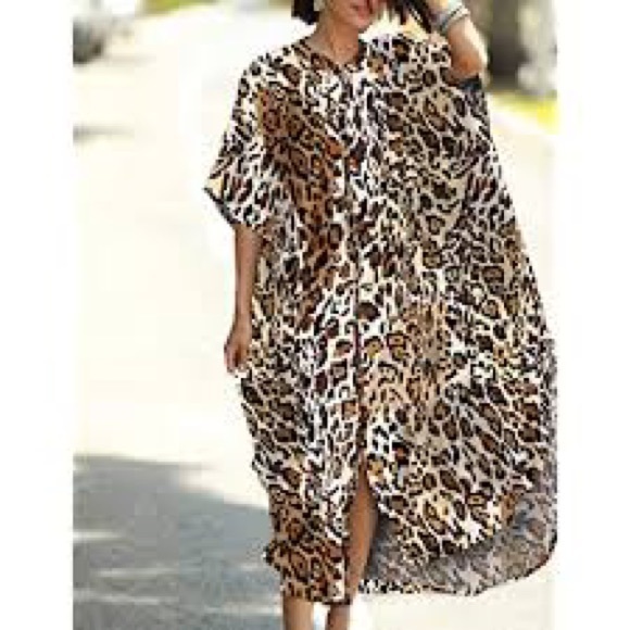 torrid Other - Animal print plus size kaftan 🦒 🦓 🐆